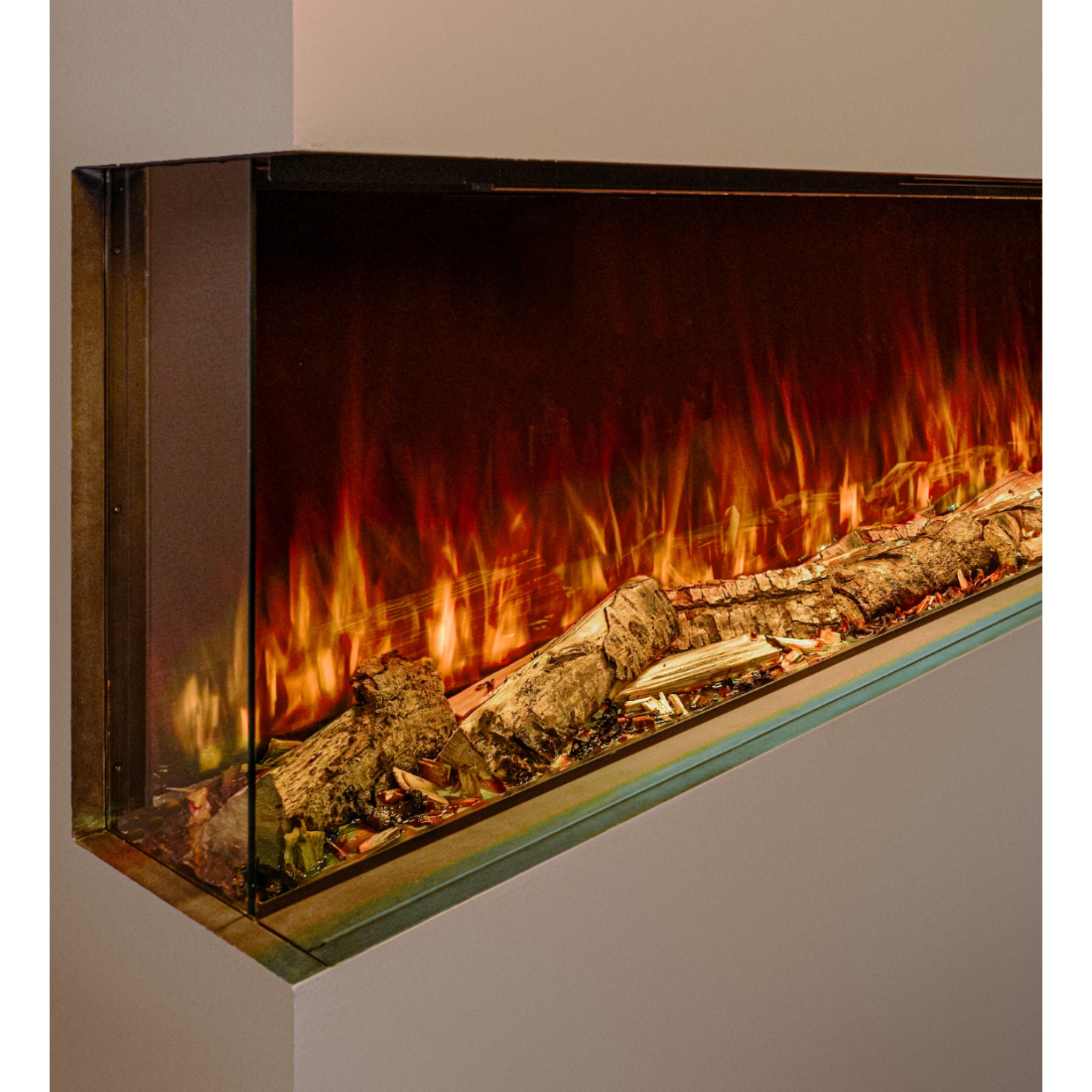 Denver Media Wall Fireplace Package-Twilight Fires