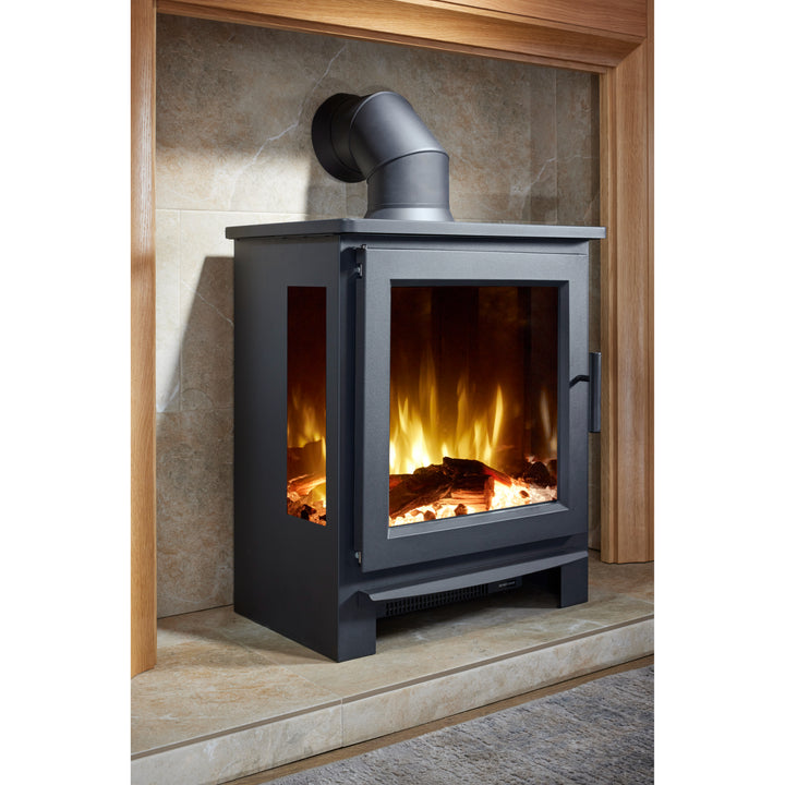 Naples Electric Stove – Realistic Log Effect & LED Flames | Firetti by OER Electric Fire-Twilight Fires