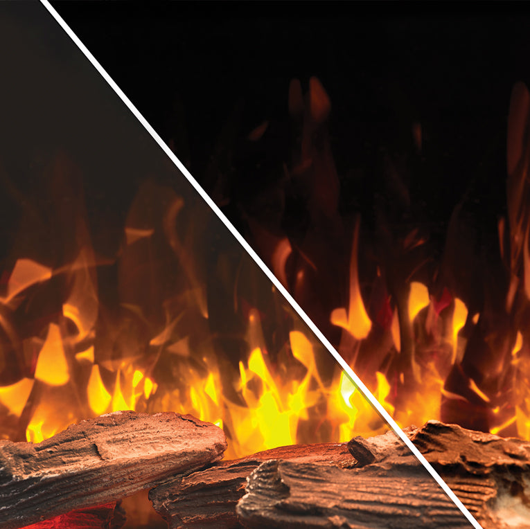 Solution Fires Anti-Reflective Glass Upgrade-Twilight Fires
