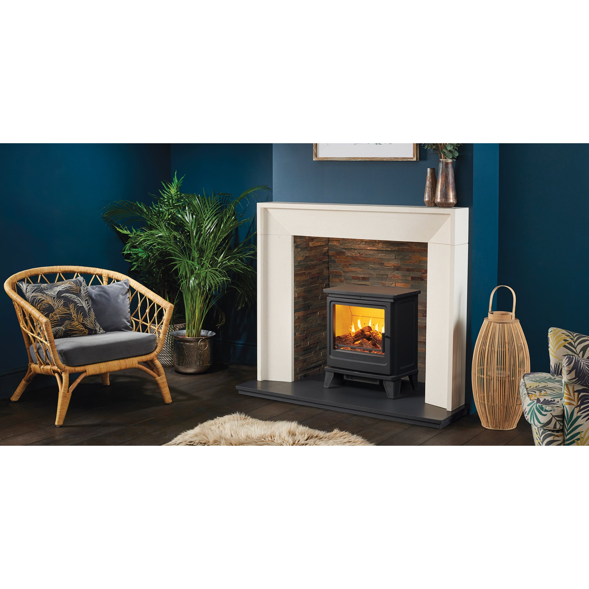 Solution Fires Mulberry Electric Stove-Twilight Fires