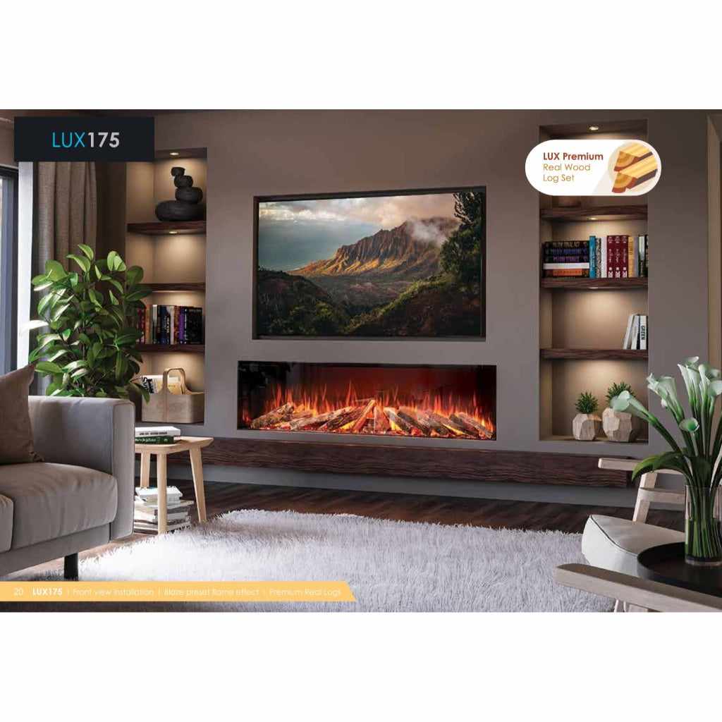Solution Fires LUX 175 Media Wall Electric Fire - 1750mm Panoramic ...
