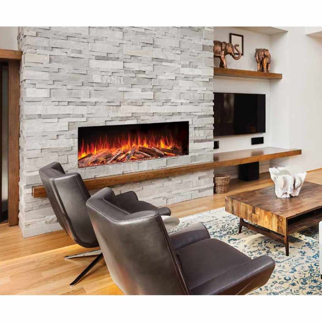 Solution Fires LUX 175 1750mm panoramic electric fire for a media wall