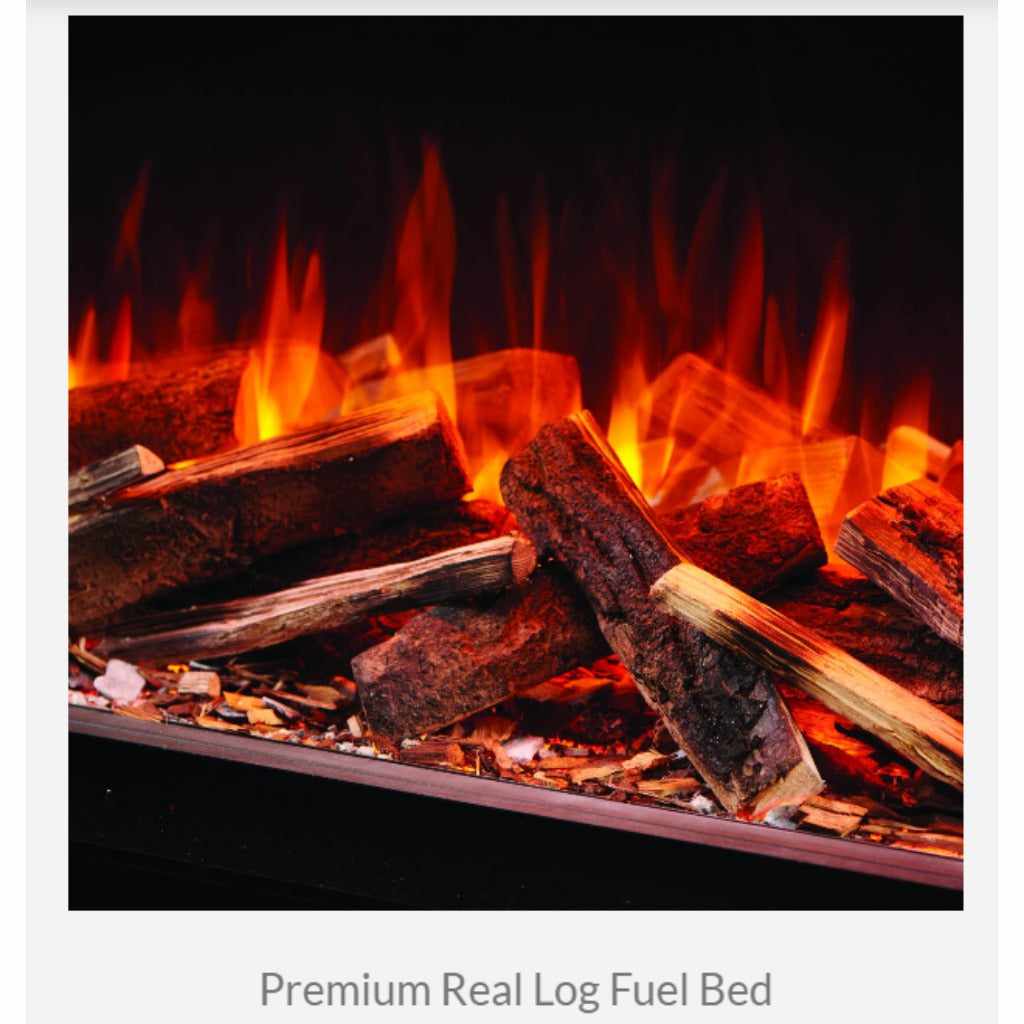 Solution Fires LUX 75 750mm panoramic electric fire for a media wall