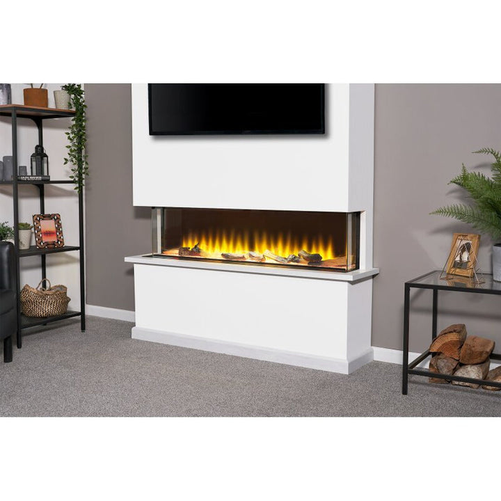 Sahara Electric Inset Media Wall Fire with Remote Control, 51 Inch