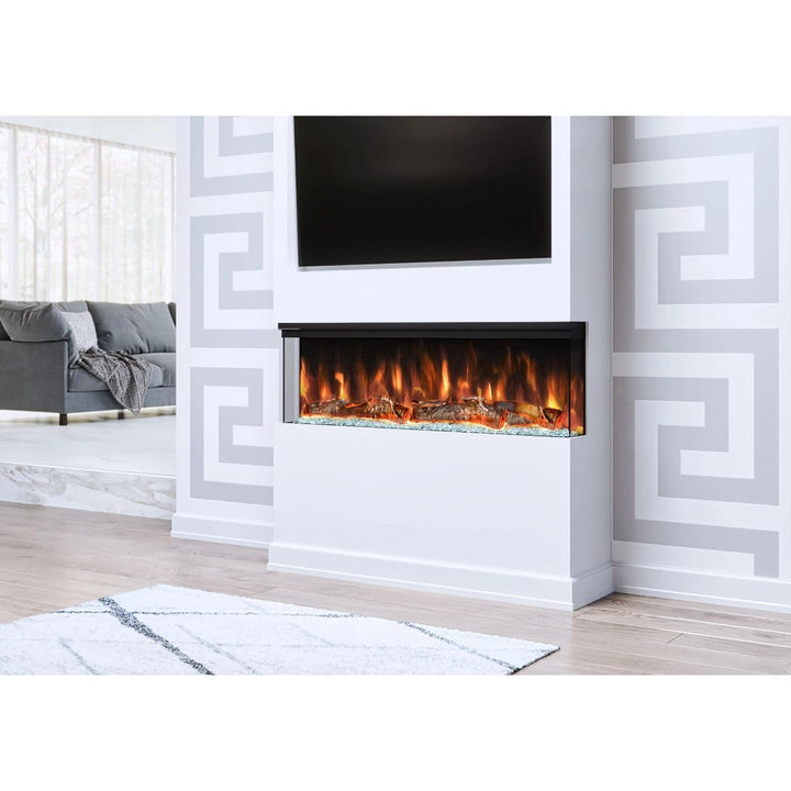 Spectrum Series 44 Inch 3 Sided Panoramic HD+ Media Wall Electric Fire Insert